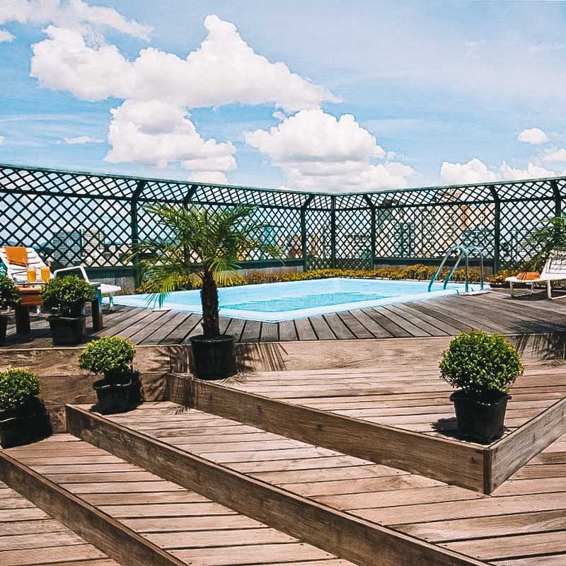 hotéis com piscina em curitiba