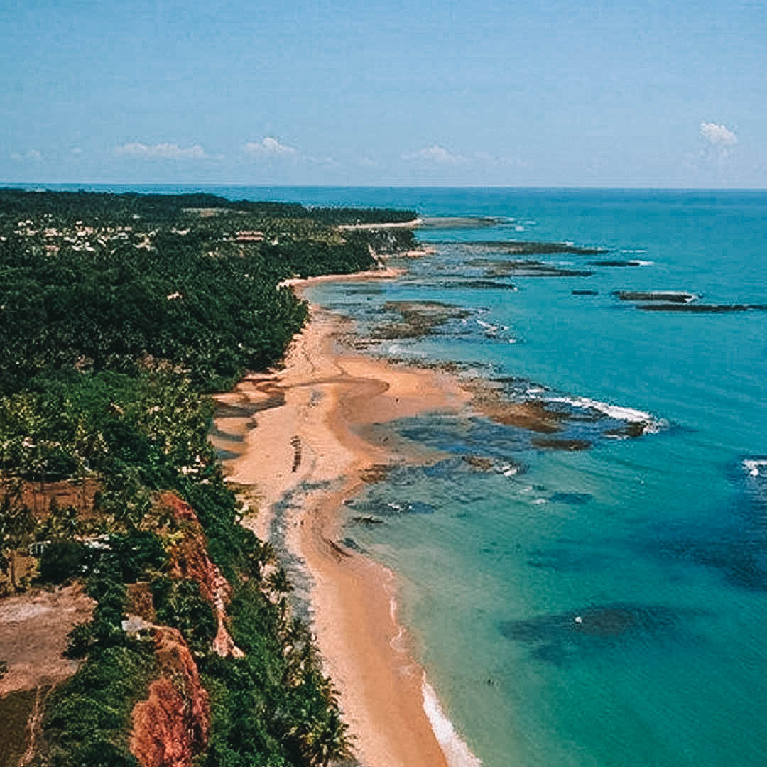 praias desertas na bahia, trancoso