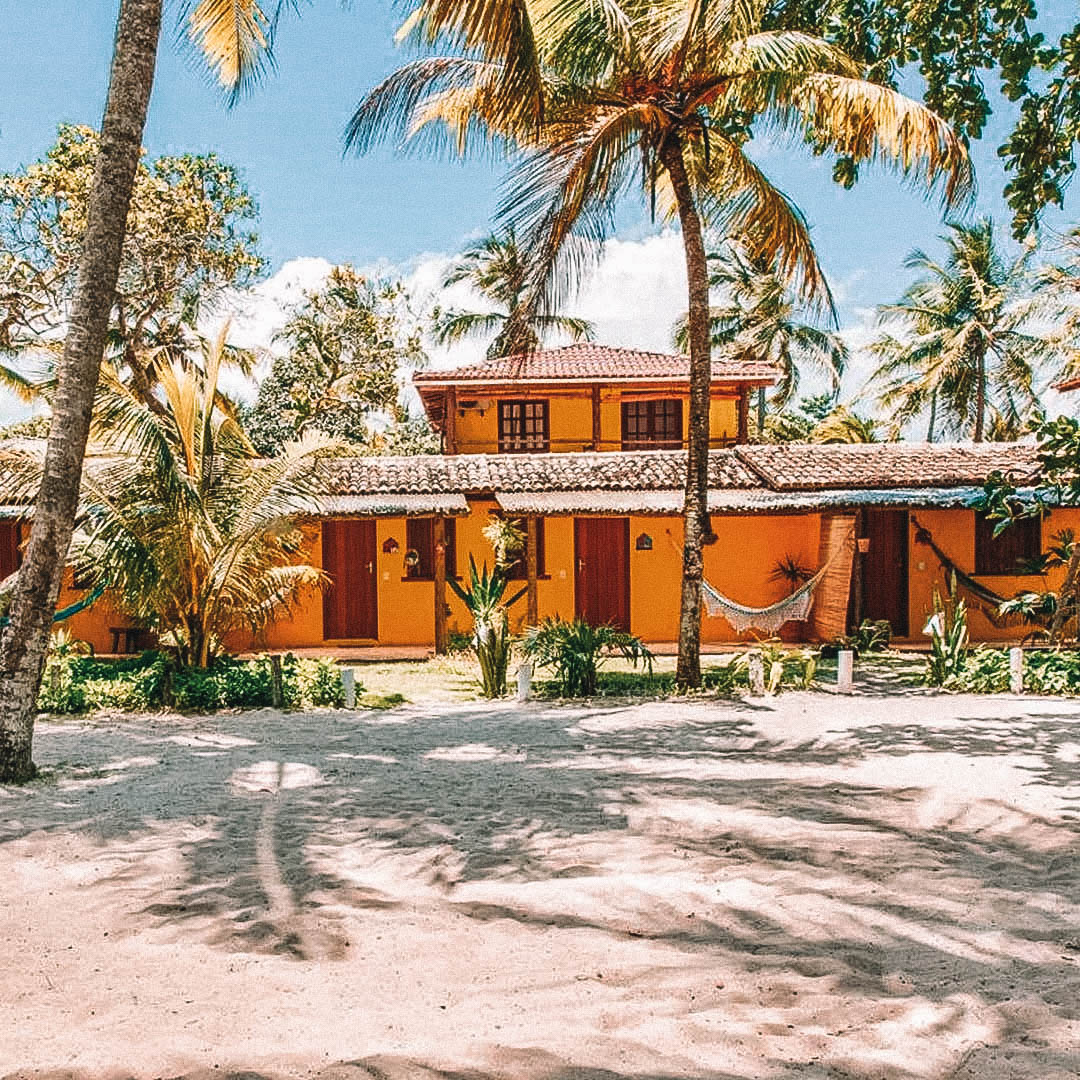 onde ficar em caraiva, pousada coco brasil