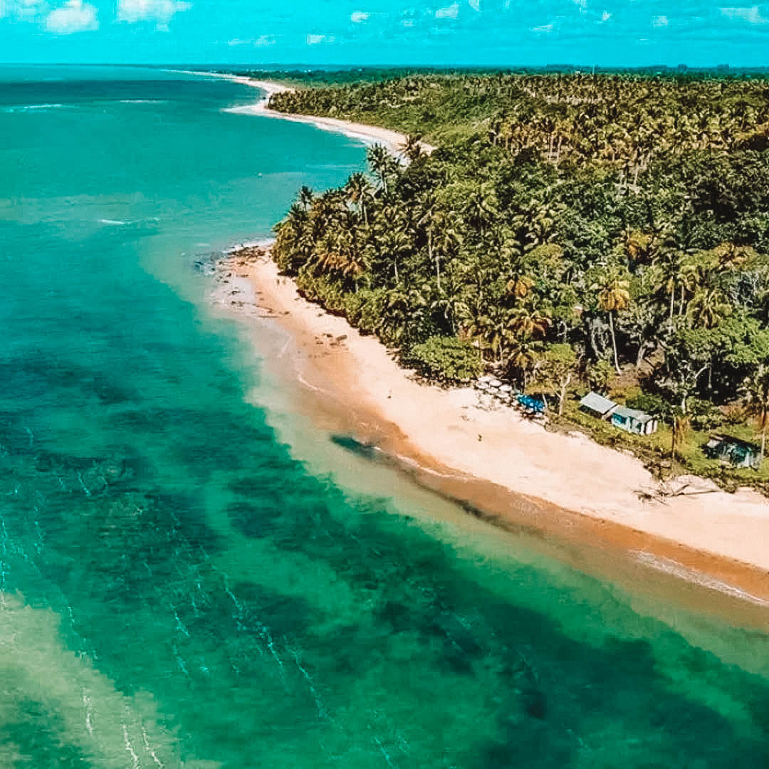 praias desertas na bahia, caraiva