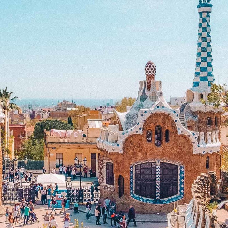 Parque Güell em barcelona