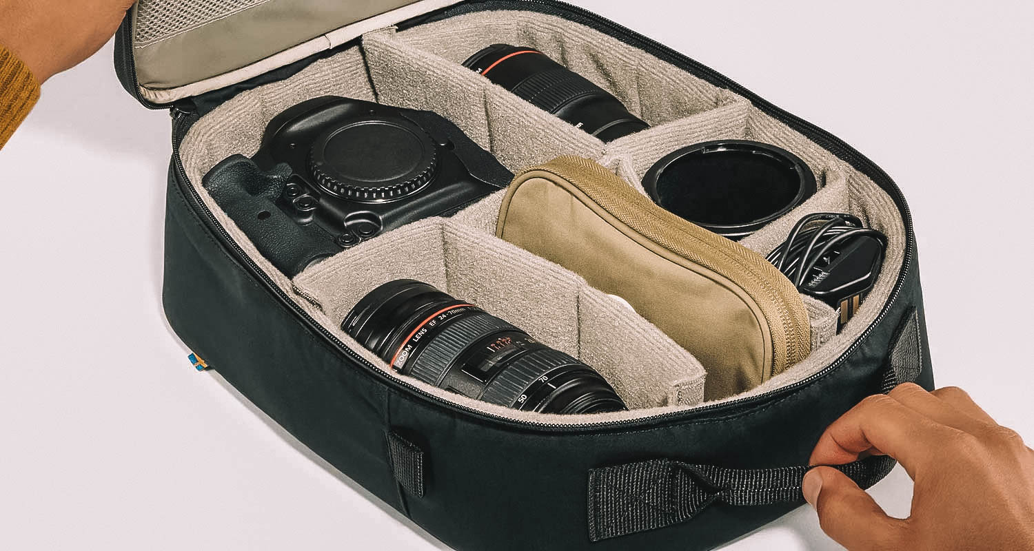 Bolsa para câmera fotográfica