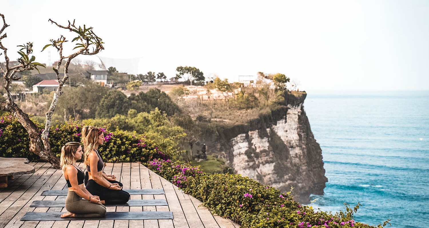 onde praticar yoga em bali