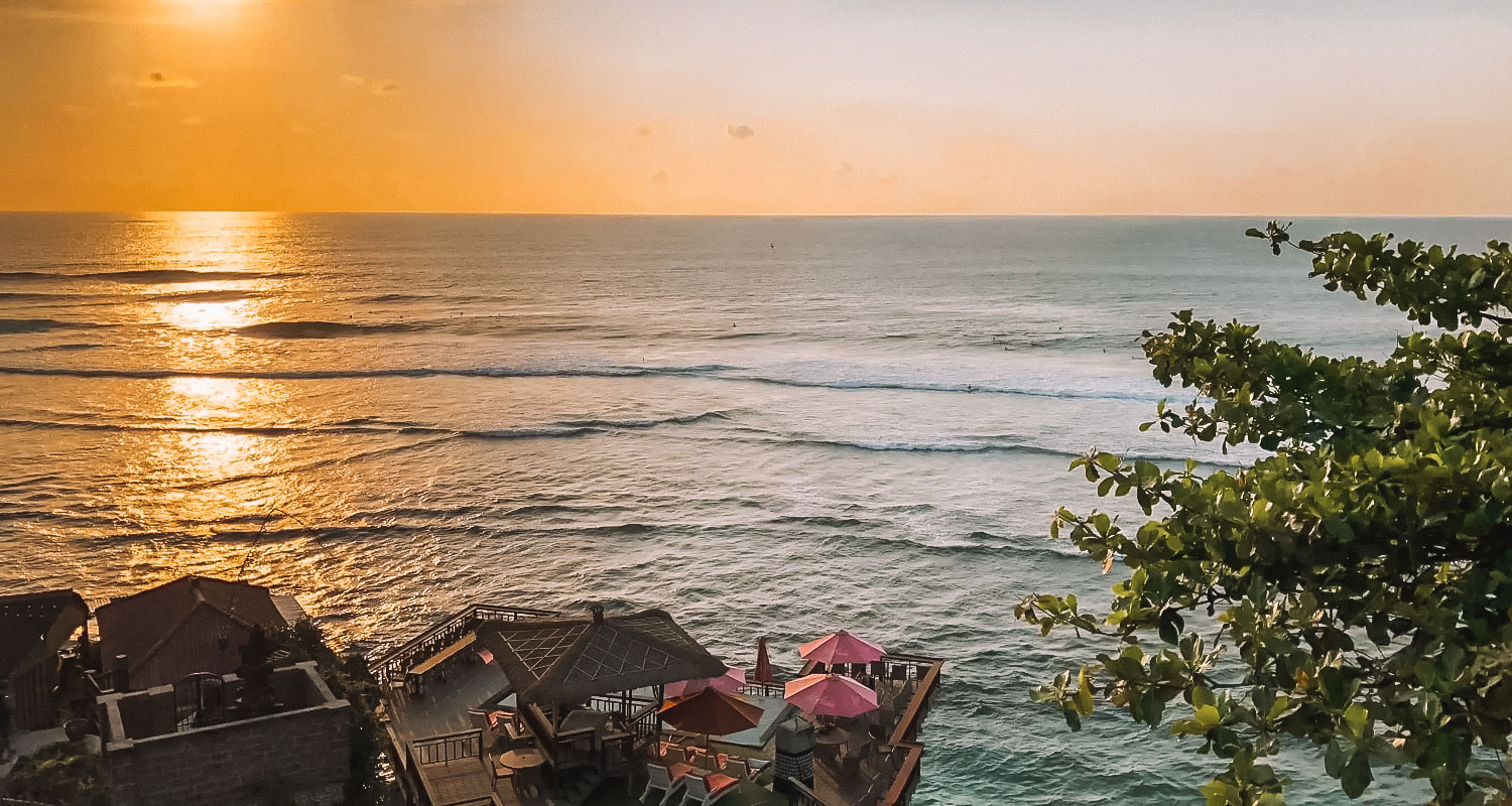 onde assistir ao por do sol em bali