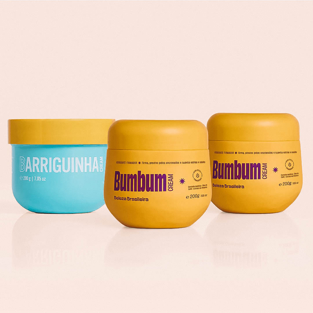 barriguinha e bumbum cream beleza brasileira