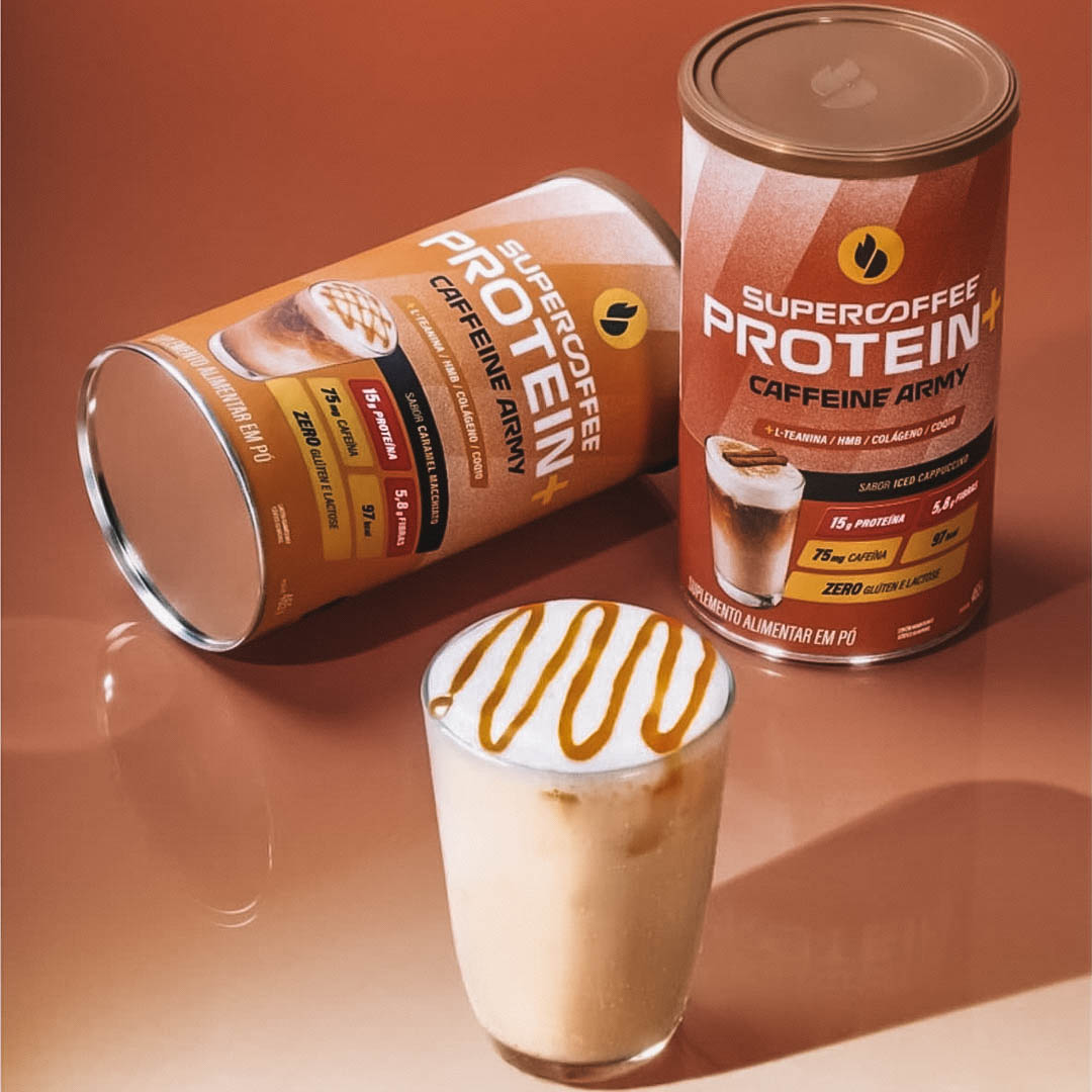 Comparação entre SuperCoffee e versão Protein+ da linha