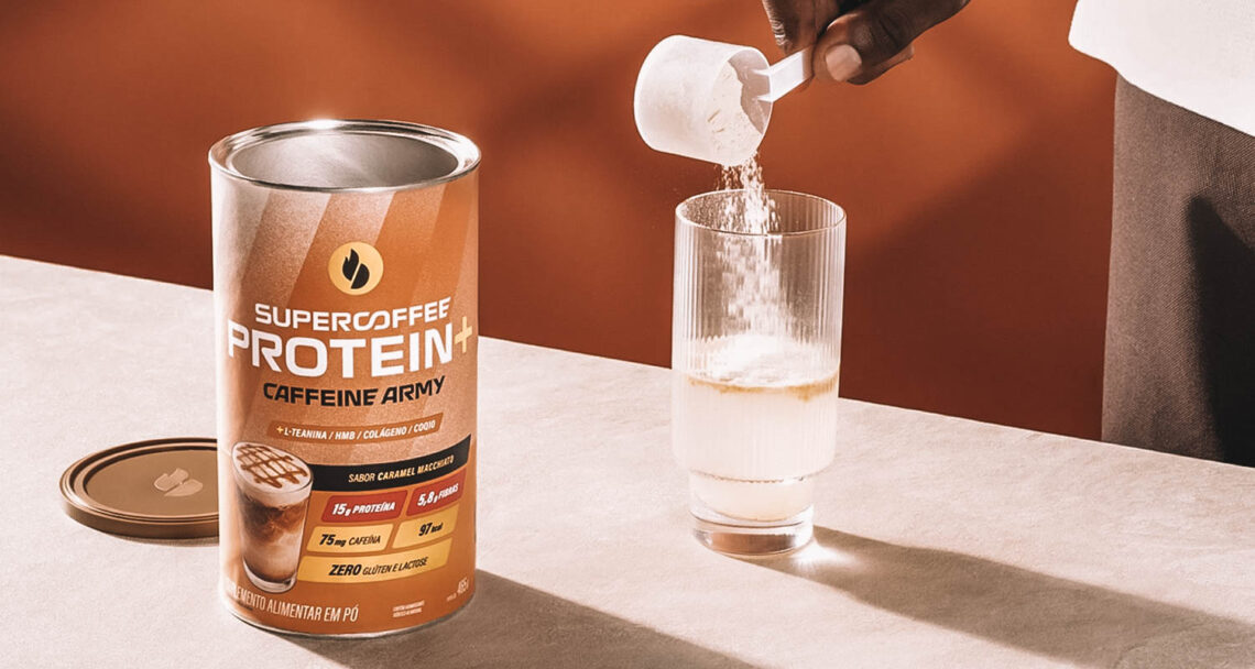 Benefícios do SuperCoffee Protein+ da Caffeine Army