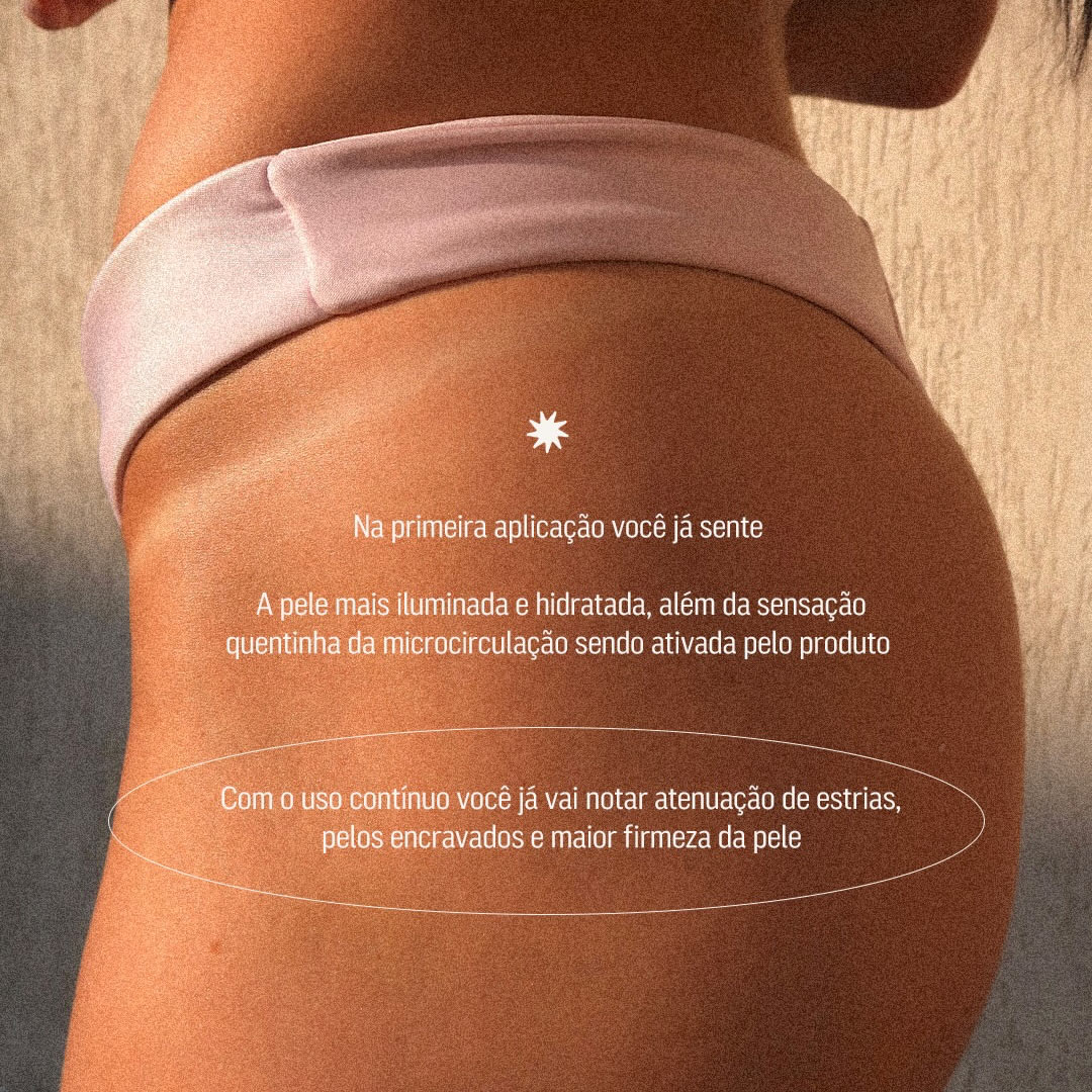 em quanto tempo vê o efeito do bumbum cream da beleza brasileira