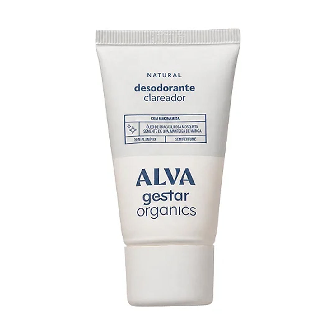 Desodorante Clareador 50ml Alva + GestarOrganics