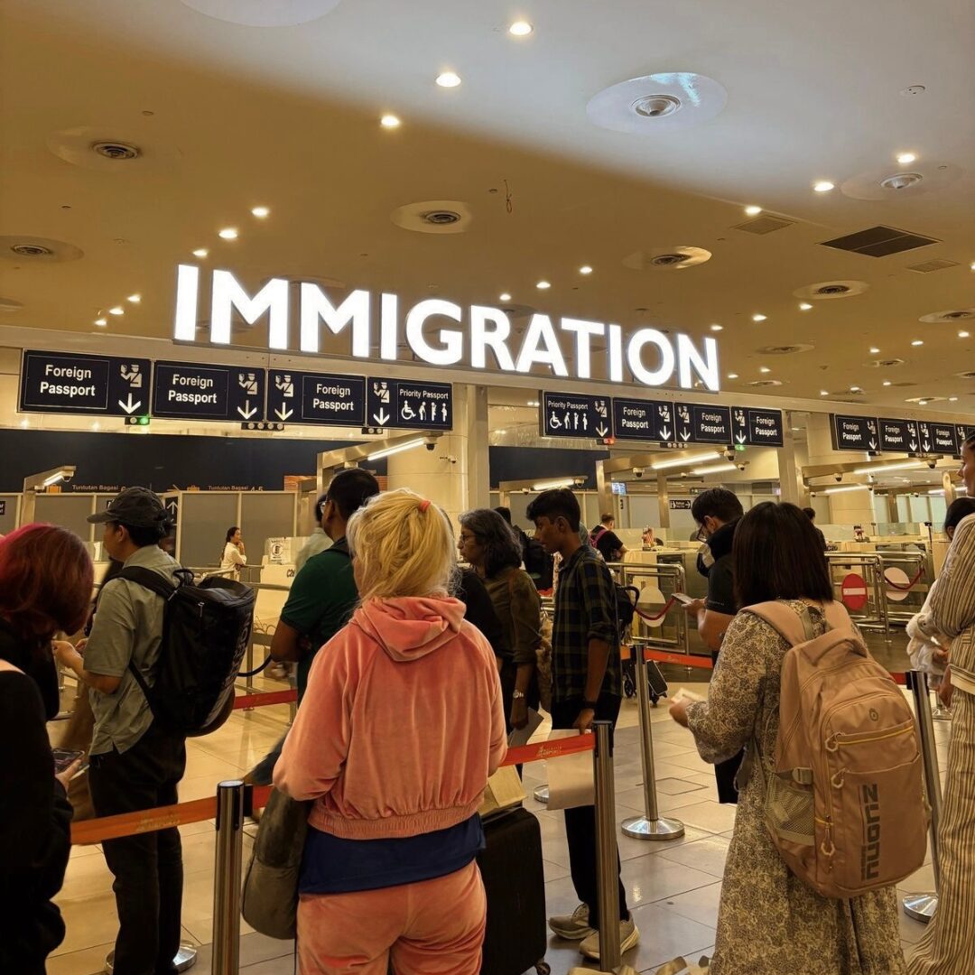 Imigração viagem internacional